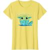 image:imageStar Wars The Mandalorian Grogu Eggstra Cute Easter TShirtLemon Yellow