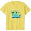 image:imageStar Wars The Mandalorian Grogu Eggstra Cute Easter TShirtLemon Yellow
