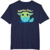image:imageStar Wars The Mandalorian Grogu Eggstra Cute Easter TShirtNavy Blue