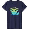 image:imageStar Wars The Mandalorian Grogu Eggstra Cute Easter TShirtNavy Blue