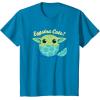 image:imageStar Wars The Mandalorian Grogu Eggstra Cute Easter TShirtSapphire Blue