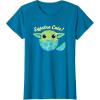 image:imageStar Wars The Mandalorian Grogu Eggstra Cute Easter TShirtSapphire Blue