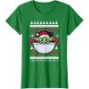 image:imageStar Wars The Mandalorian Grogu Ugly Christmas Sweater TShirtKelly Green
