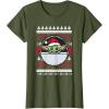 image:imageStar Wars The Mandalorian Grogu Ugly Christmas Sweater TShirtOlive Green
