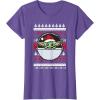 image:imageStar Wars The Mandalorian Grogu Ugly Christmas Sweater TShirtPurple Heather