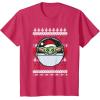 image:imageStar Wars The Mandalorian Grogu Ugly Christmas Sweater TShirtRed Heather