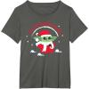 image:imageStar Wars The Mandalorian Grogu Up to Snow Good Holiday TShirtAsphalt Grey