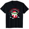 image:imageStar Wars The Mandalorian Grogu Up to Snow Good Holiday TShirtBlack