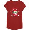 image:imageStar Wars The Mandalorian Grogu Up to Snow Good Holiday TShirtCranberry Red