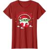 image:imageStar Wars The Mandalorian Grogu Up to Snow Good Holiday TShirtCranberry Red