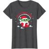 image:imageStar Wars The Mandalorian Grogu Up to Snow Good Holiday TShirtDark Heather Grey