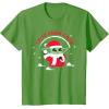 image:imageStar Wars The Mandalorian Grogu Up to Snow Good Holiday TShirtGrass Green