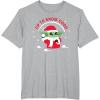 image:imageStar Wars The Mandalorian Grogu Up to Snow Good Holiday TShirtHeather Grey