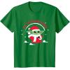 image:imageStar Wars The Mandalorian Grogu Up to Snow Good Holiday TShirtKelly Green