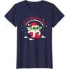 image:imageStar Wars The Mandalorian Grogu Up to Snow Good Holiday TShirtNavy Blue