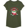 image:imageStar Wars The Mandalorian Grogu Up to Snow Good Holiday TShirtOlive Green