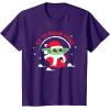 image:imageStar Wars The Mandalorian Grogu Up to Snow Good Holiday TShirtPurple