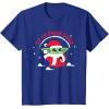 image:imageStar Wars The Mandalorian Grogu Up to Snow Good Holiday TShirtRoyal Blue
