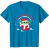 image:imageStar Wars The Mandalorian Grogu Up to Snow Good Holiday TShirtSapphire Blue