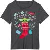 image:imageStar Wars The Mandalorian The Child All I Want For Christmas TShirtDark Heather Grey