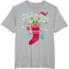 image:imageStar Wars The Mandalorian The Child All I Want For Christmas TShirtHeather Grey