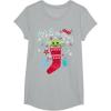 image:imageStar Wars The Mandalorian The Child All I Want For Christmas TShirtHeather Grey