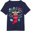 image:imageStar Wars The Mandalorian The Child All I Want For Christmas TShirtNavy Blue