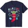 image:imageStar Wars The Mandalorian The Child All I Want For Christmas TShirtNavy Blue