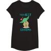 image:imageStar Wars Yoda Best Grandma Yoda Chibi Portrait Mothers Day TShirtBlack