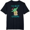 image:imageStar Wars Yoda Best Grandma Yoda Chibi Portrait Mothers Day TShirtBlack
