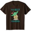 image:imageStar Wars Yoda Best Grandma Yoda Chibi Portrait Mothers Day TShirtBrown