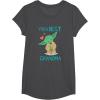 image:imageStar Wars Yoda Best Grandma Yoda Chibi Portrait Mothers Day TShirtDark Heather Grey