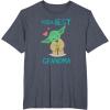 image:imageStar Wars Yoda Best Grandma Yoda Chibi Portrait Mothers Day TShirtHeather Blue