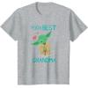 image:imageStar Wars Yoda Best Grandma Yoda Chibi Portrait Mothers Day TShirtHeather Grey