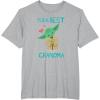 image:imageStar Wars Yoda Best Grandma Yoda Chibi Portrait Mothers Day TShirtHeather Grey