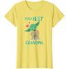 image:imageStar Wars Yoda Best Grandma Yoda Chibi Portrait Mothers Day TShirtLemon Yellow