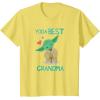 image:imageStar Wars Yoda Best Grandma Yoda Chibi Portrait Mothers Day TShirtLemon Yellow
