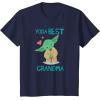 image:imageStar Wars Yoda Best Grandma Yoda Chibi Portrait Mothers Day TShirtNavy Blue