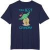 image:imageStar Wars Yoda Best Grandma Yoda Chibi Portrait Mothers Day TShirtNavy Blue
