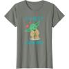 image:imageStar Wars Yoda Best Grandma Yoda Chibi Portrait Mothers Day TShirtOlive Heather