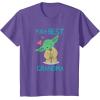 image:imageStar Wars Yoda Best Grandma Yoda Chibi Portrait Mothers Day TShirtPurple Heather