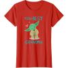 image:imageStar Wars Yoda Best Grandma Yoda Chibi Portrait Mothers Day TShirtRed