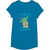 image:imageStar Wars Yoda Best Grandma Yoda Chibi Portrait Mothers Day TShirtSapphire Blue