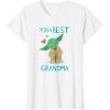 image:imageStar Wars Yoda Best Grandma Yoda Chibi Portrait Mothers Day TShirtWhite