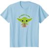 image:imageStar Wars Yoda Cute Christmas Holiday Be Merry You Will TShirtBaby Blue