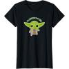image:imageStar Wars Yoda Cute Christmas Holiday Be Merry You Will TShirtBlack