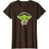 image:imageStar Wars Yoda Cute Christmas Holiday Be Merry You Will TShirtBrown