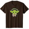 image:imageStar Wars Yoda Cute Christmas Holiday Be Merry You Will TShirtBrown