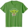 image:imageStar Wars Yoda Cute Christmas Holiday Be Merry You Will TShirtGrass Green