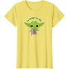 image:imageStar Wars Yoda Cute Christmas Holiday Be Merry You Will TShirtLemon Yellow